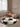 Tapis pour enfants Football Noir/Blanc Rond