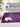 Tapis uni Nasty Violet