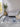 Tapis Malard bleu or