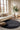 Tapis en jute Rangpur Noir Rond