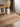 Tapis en jute Juno Blanc/Or Coureur