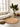 Tapis en jute Franges Nuru Beige Rond