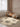 Tapis pour enfants Fleurs Beige/Crème Rond