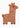 Tapis pour enfants lavable Gino Marron